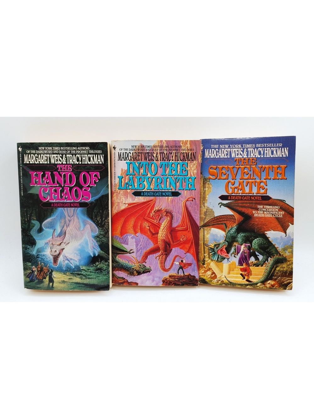 The Death Gate PB Books By Margaret Weis & Tracy Hickman Elven Star Vol 5,6,7